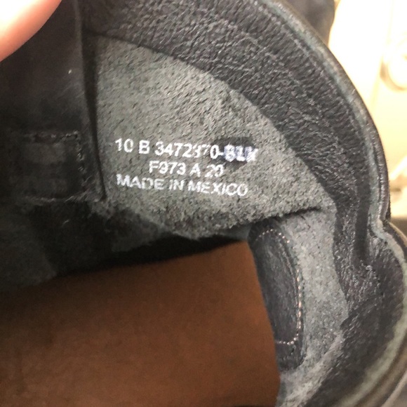 FRYE Wyatt Harness Genuine Black Leather Booties - Picture 6 of 9